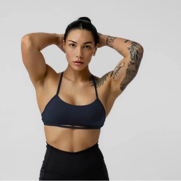 GymReaper STRATEGY BRA - MIDNIGHT NAVY size L - Picture 7 of 7